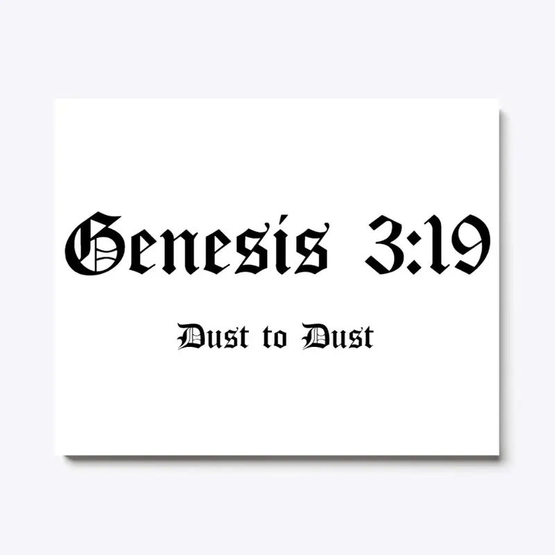 Genesis 3:19 Canvas